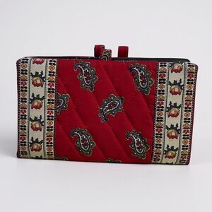 Vera Bradley Vintage Wallet - Provincial Red